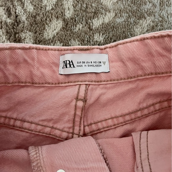 Zara Pink High Rise Shorts - Picture 4 of 4